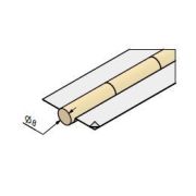 КЕДР Керамическая подкладка круглая КЕДР КП-8Ц (диаметр 8 мм, цилиндр, длина 600 мм)