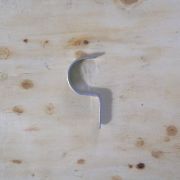 Скоба металлическая однолапковая СМО 21-22 для монтажного пистолета (без отверстий) (100 шт/уп) Промрукав