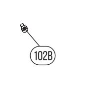 Запчасть №102B для HGSR. Болт с внутренним шестигранником