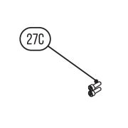 Запчасть №27C для HGSR. Болт с внутренним шестигранником.