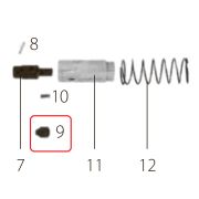 Запчасть №9 для FDPAG-H8. Стопорный штифт
