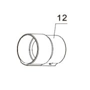 Запчасть №12 для PAG-PC84. Кожух муфты