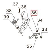 Запчасть №35 для PAG-PC84. Ролик взводителя