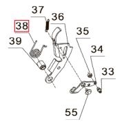 Запчасть №38 для PAG-PC84. Пружина рычага
