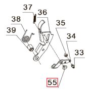 Запчасть №55 для PAG-PC84. Ось взводителя