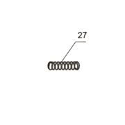 Запчасть №27 для FD301R. Пружина ударника