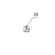 Запчасть №29 для FD301R. Заглушка