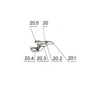 Запчасть №20.3 для PAG311BWT. Спусковой механизм в сборе