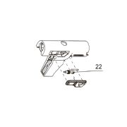Запчасть №22 для PAG311BWT. Регулировочный винт
