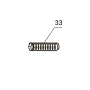 Запчасть №33 для PAG311BWT. Пружина предохранителя