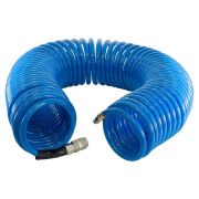 Шланг полиуретановый спиральный с фитингами рапид, 8х12 мм, 10м