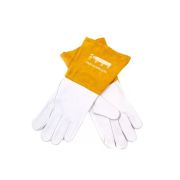 КЕДР Краги сварочные КЕДР КС-17 ПРОФИ TIG, (L), бело-бежевые