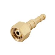 КЕДР Гайка накидная КЕДР G3/8 с нипелем Ø6 для горелок TIG, MIG